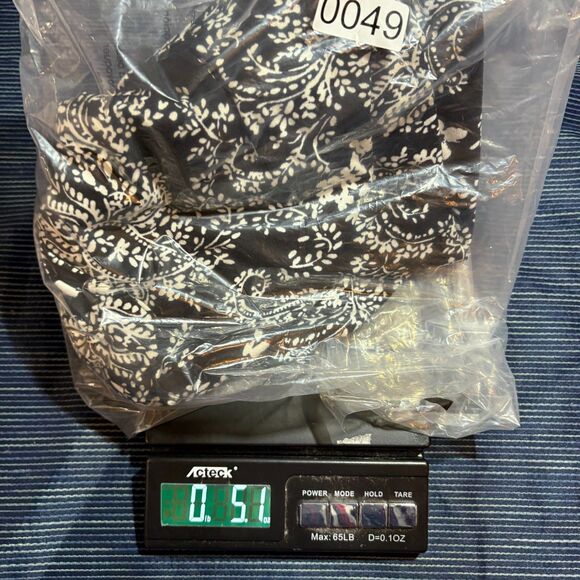 Eyecandy Tunic Womens 3X Black White Floral Sleeveless Boho Cottagecore Keyhole - Picture 6 of 6